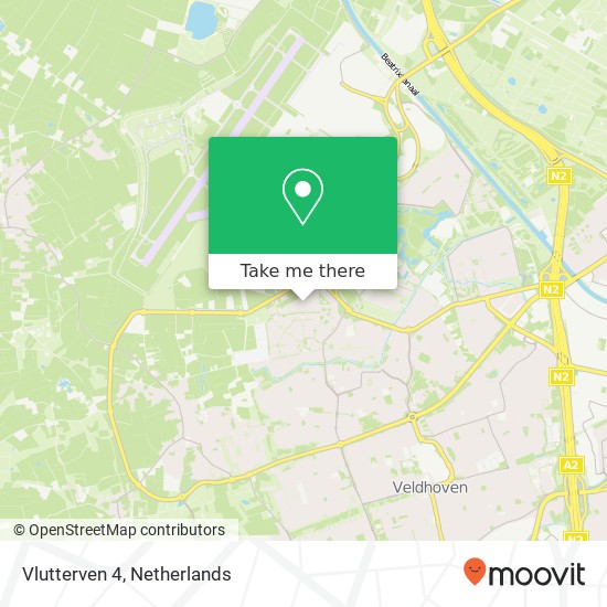 Vlutterven 4, 5508 RM Veldhoven map