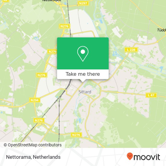 Nettorama, Rijksweg Noord 33 map