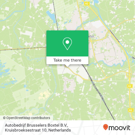 Autobedrijf Brusselers Boxtel B.V., Kruisbroeksestraat 10 Karte