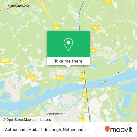 Autoschade Huibert de Jongh, Holweistraat 1 map