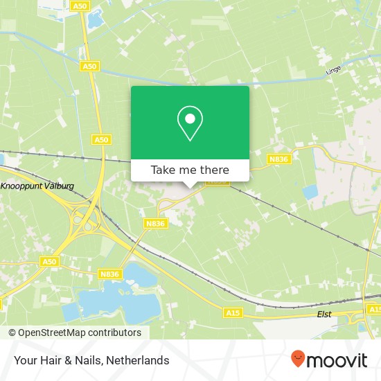 Your Hair & Nails, Ingen Nulandtstraat 7 map