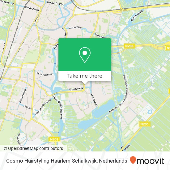 Cosmo Hairstyling Haarlem-Schalkwijk, Rivièraplein 5 Karte