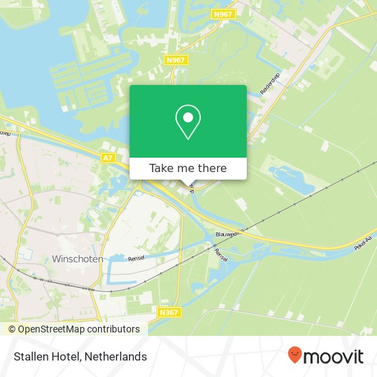 Stallen Hotel, Oostereinde 10 map