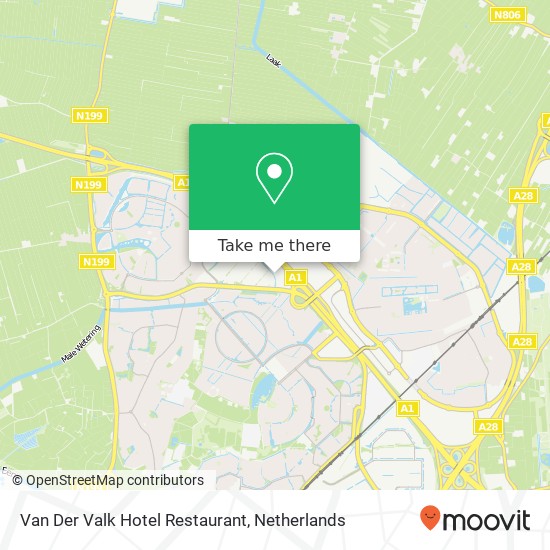 Van Der Valk Hotel Restaurant, Ruimtevaart 22 map