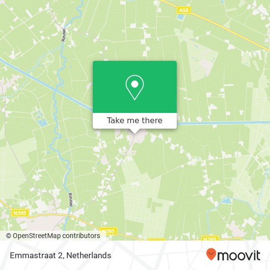 Emmastraat 2, 5089 NL Diessen map