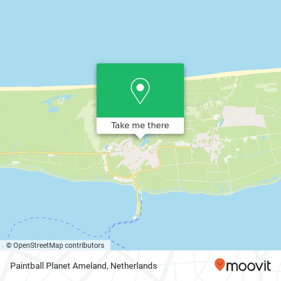 Paintball Planet Ameland, Molenweg 14 map