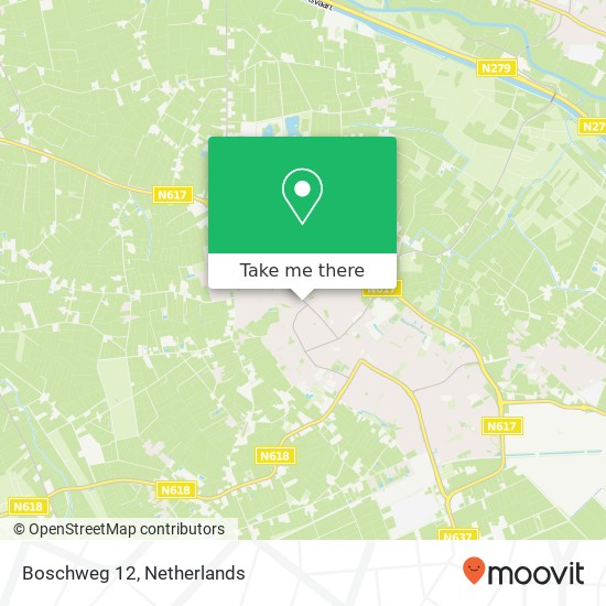 Boschweg 12, 5481 EG Schijndel map