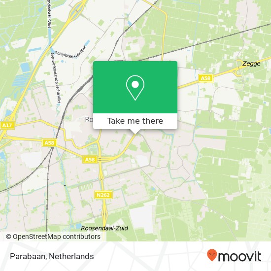 Parabaan, 4702 Roosendaal map