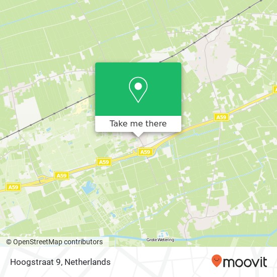 Hoogstraat 9, 5391 BX Nuland map