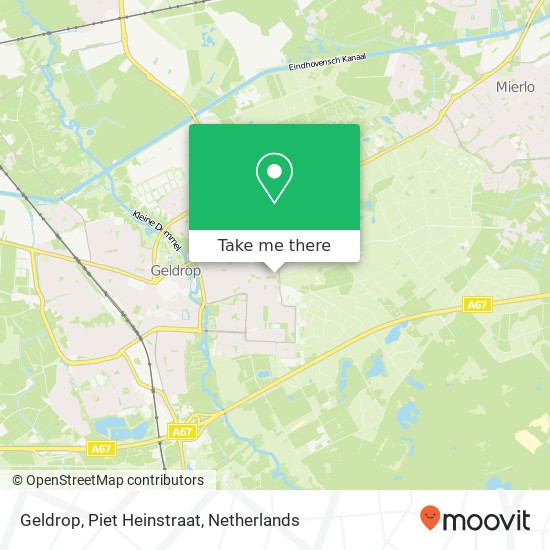 Geldrop, Piet Heinstraat map