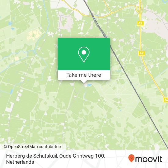 Herberg de Schutskuil, Oude Grintweg 100 map