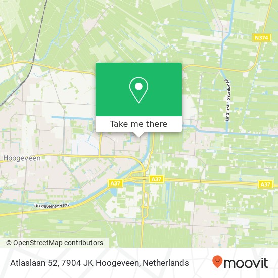 Atlaslaan 52, 7904 JK Hoogeveen map