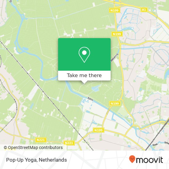 Pop-Up Yoga, Coelhorsterlaan 6 map