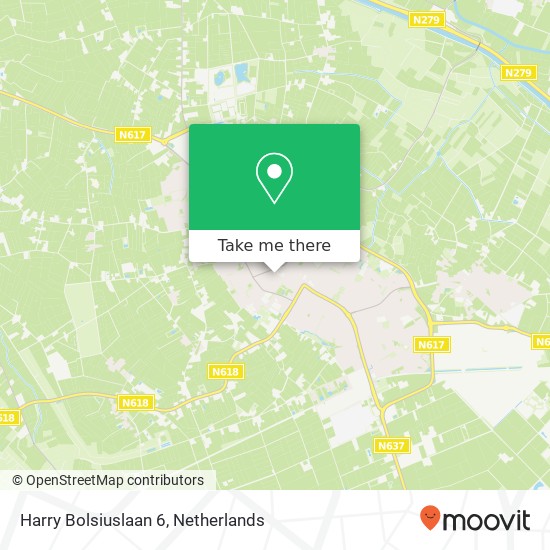 Harry Bolsiuslaan 6, 5481 BN Schijndel map