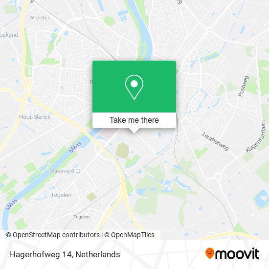 Hagerhofweg 14 map