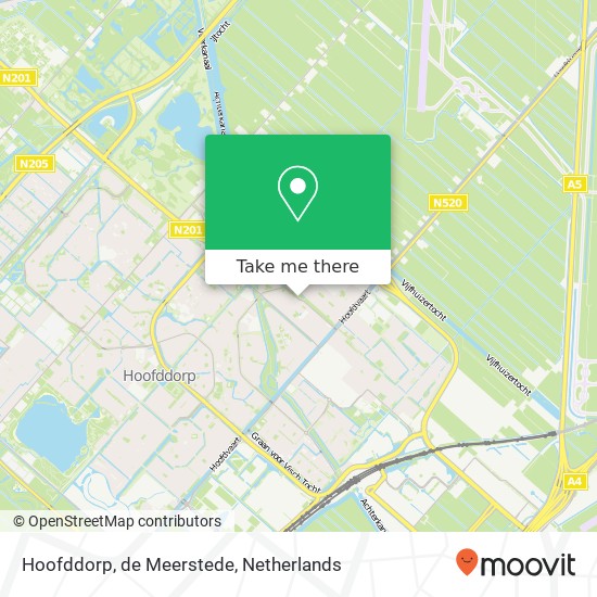 Hoofddorp, de Meerstede map