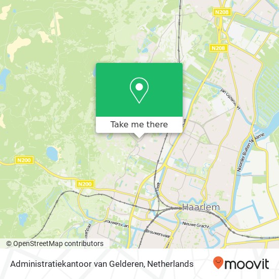 Administratiekantoor van Gelderen, Bloemendaalseweg 106 map