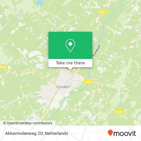 Akkermolenweg 2D, Akkermolenweg 2D, 4881 BL Zundert, Nederland Karte