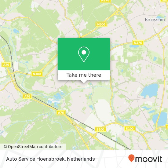 Auto Service Hoensbroek, Nieuwstraat 164 map