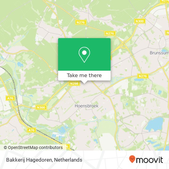 Bakkerij Hagedoren, Hommerterweg 119 map