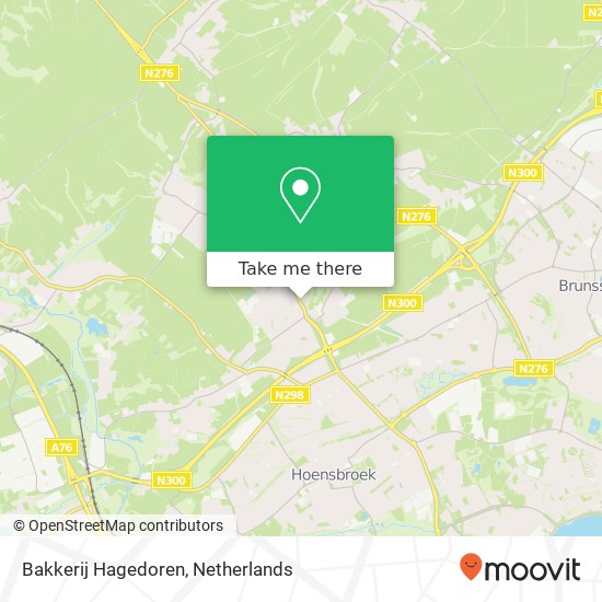 Bakkerij Hagedoren, Hoofdstraat 6 map