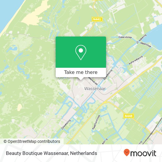 Beauty Boutique Wassenaar, Pastoriepad 2 map