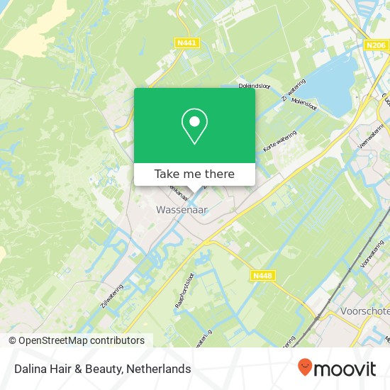 Dalina Hair & Beauty, Stadhoudersplein 14 map