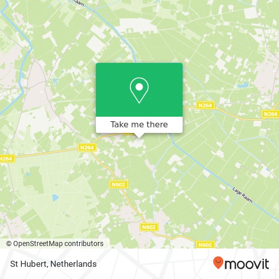 St Hubert, Voortsestraat 18 map