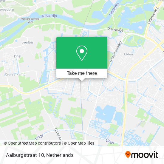 Aalburgstraat 10 map