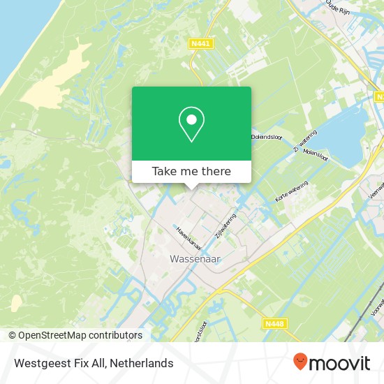 Westgeest Fix All, Oostdorperweg 167A Karte