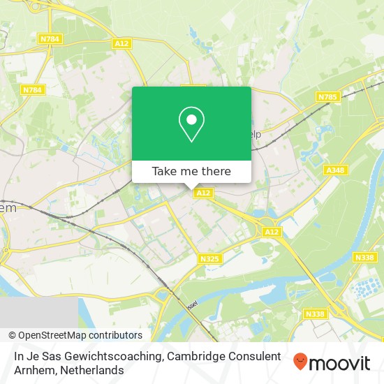 In Je Sas Gewichtscoaching, Cambridge Consulent Arnhem, IJsselburcht 3 Karte