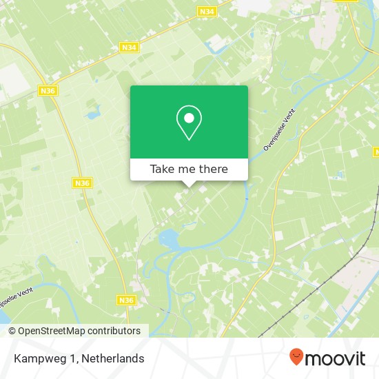 Kampweg 1, 7794 RM Rheeze map