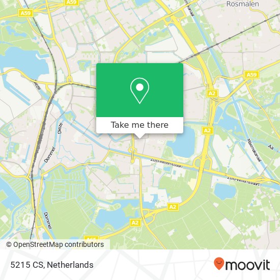 5215 CS, 5215 CS 's-Hertogenbosch, Nederland Karte