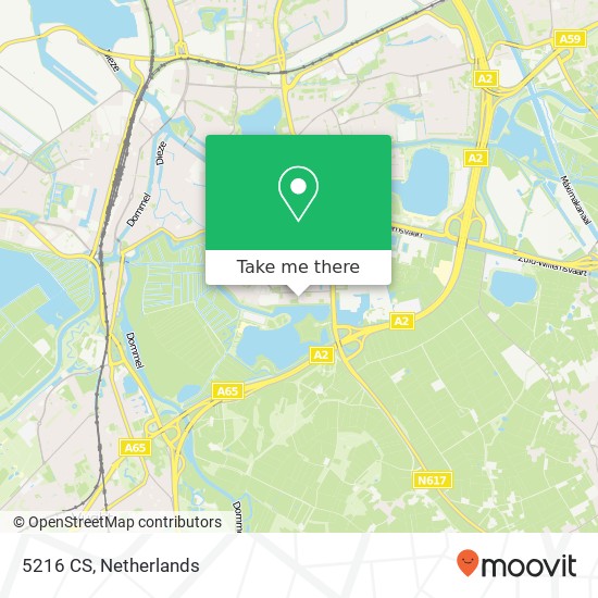 5216 CS, 5216 CS 's-Hertogenbosch, Nederland map