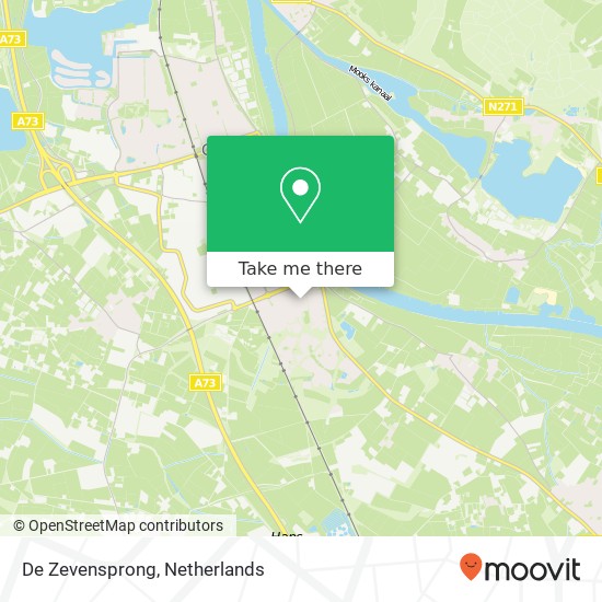 De Zevensprong, Dassenburcht 36 map