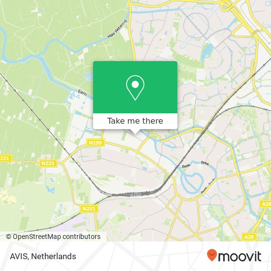 AVIS, Nijverheidsweg-Noord 55 map