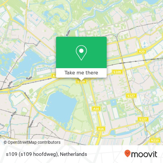 s109 (s109 hoofdweg), 3062 Rotterdam map