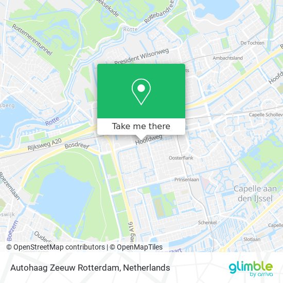 Autohaag Zeeuw Rotterdam Karte