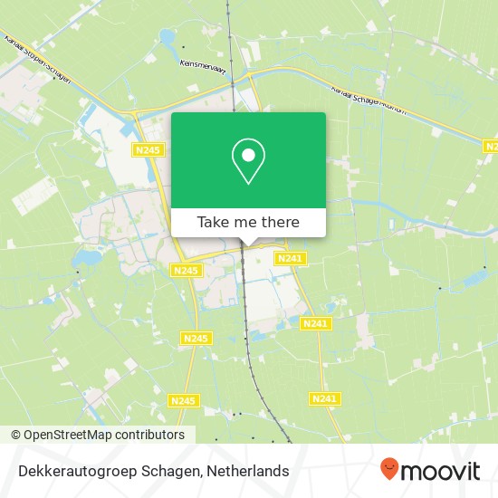 Dekkerautogroep Schagen, Zuiderweg 8 map