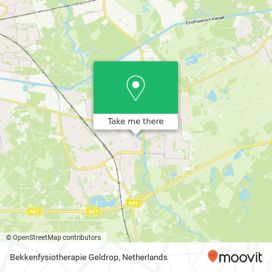 Bekkenfysiotherapie Geldrop, Dommeldalseweg 1 map