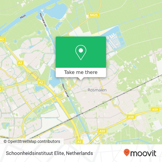 Schoonheidsinstituut Elite, Diamantborch 39 map
