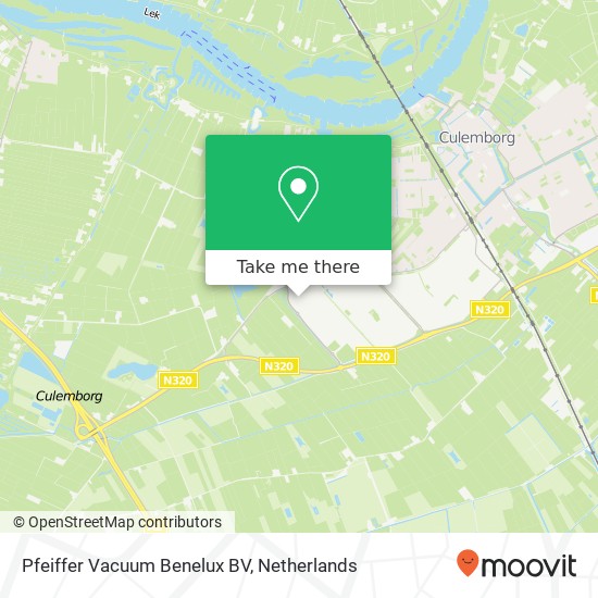 Pfeiffer Vacuum Benelux BV Karte