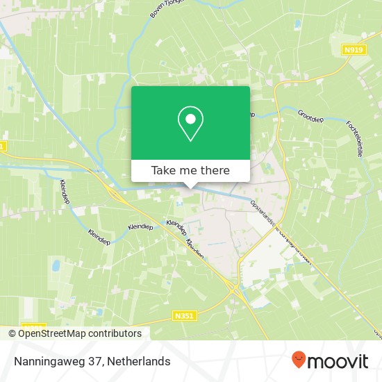 Nanningaweg 37 map