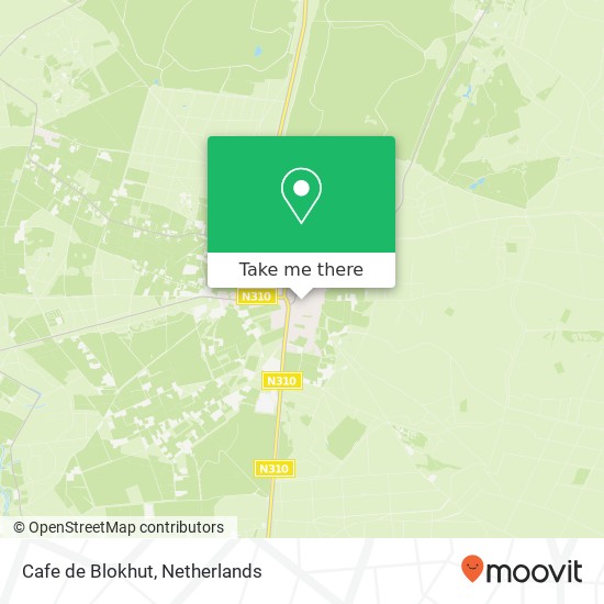Cafe de Blokhut map
