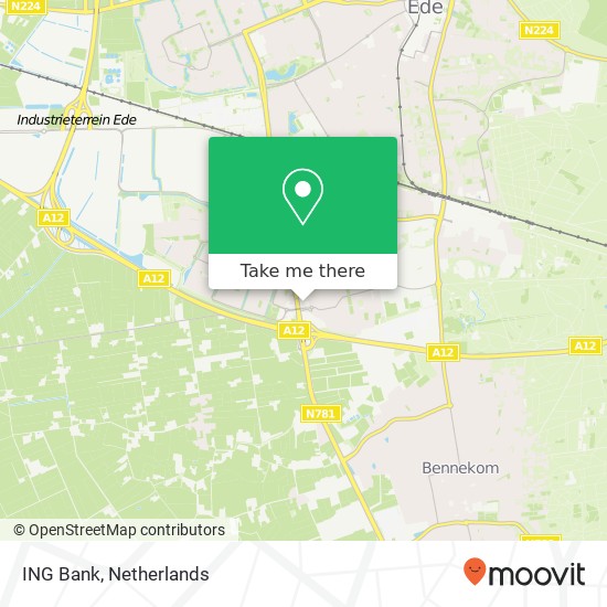 ING Bank, Stadspoort 1 map