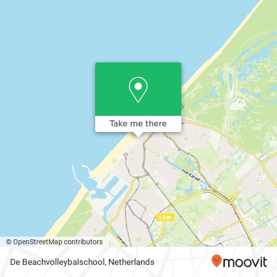 De Beachvolleybalschool, Strandweg 4 map