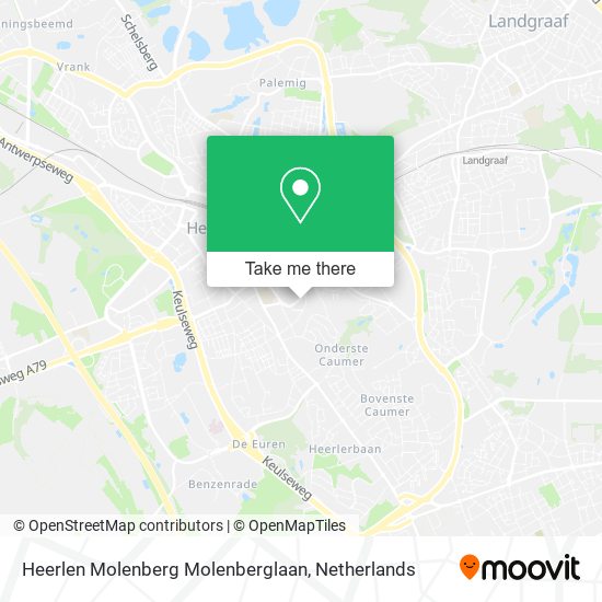 Heerlen Molenberg Molenberglaan map