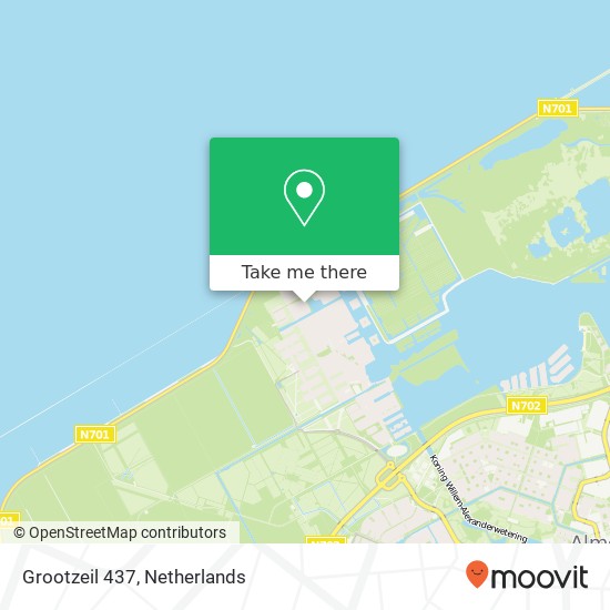 Grootzeil 437, 1319 DS Almere-Stad map