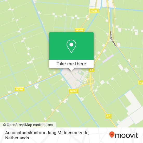 Accountantskantoor Jong Middenmeer de, Brugstraat 42A map