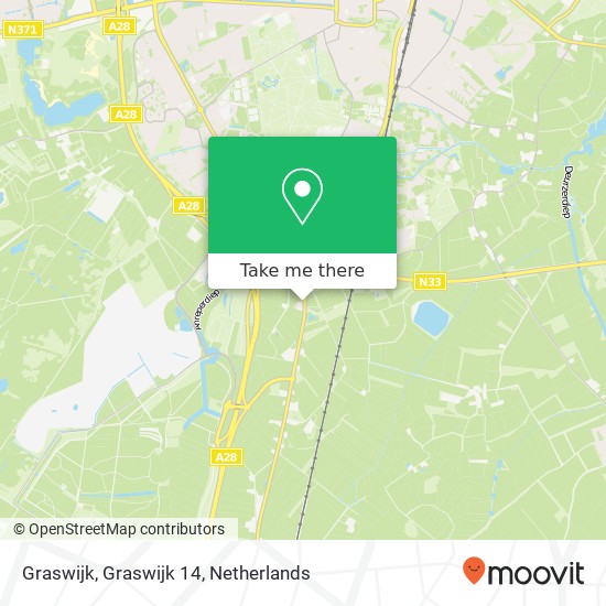 Graswijk, Graswijk 14 Karte